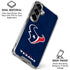 NFL Houston Texans Distressed Galaxy S26 Plus Clear Case