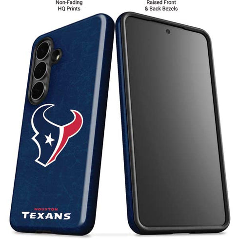 NFL Houston Texans Distressed Galaxy S26 Plus Impact Case