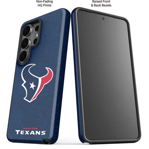 NFL Houston Texans Distressed Galaxy S26 Ultra Impact Case