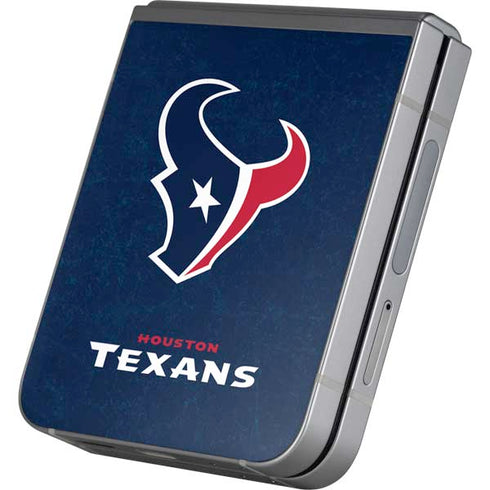 NFL Houston Texans Distressed Galaxy Z Flip6 Skin