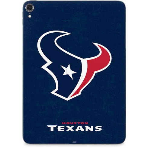 NFL Houston Texans Distressed Apple iPad Pro Skin