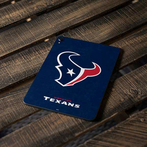 NFL Houston Texans Distressed Apple iPad Pro Skin