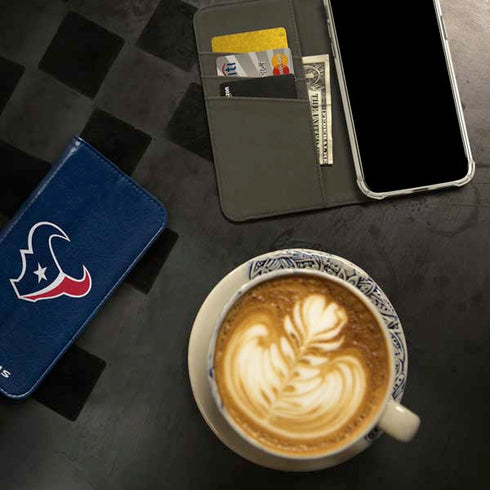 NFL Houston Texans Distressed iPhone 15 Pro Max Folio Case
