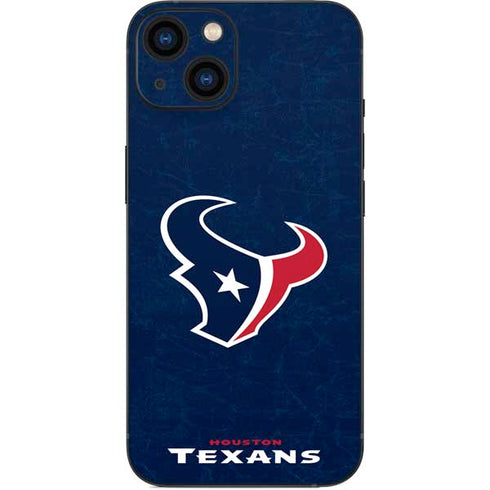 NFL Houston Texans Distressed iPhone 15 Skin