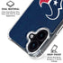 NFL Houston Texans Distressed iPhone 16 Plus Clear Case