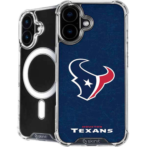 NFL Houston Texans Distressed iPhone 16 Plus MagSafe Case