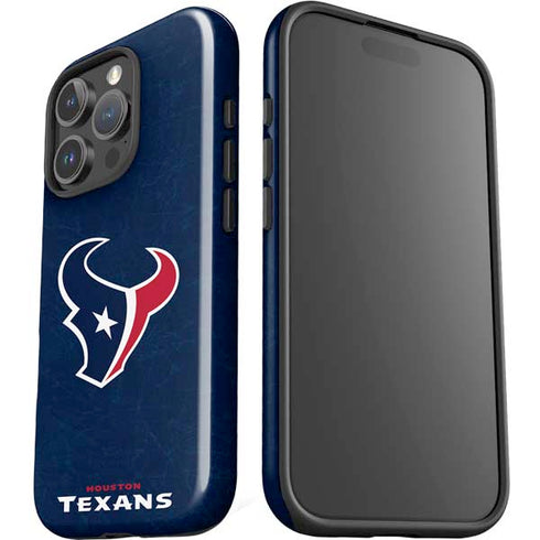 NFL Houston Texans Distressed iPhone 16 Pro Impact Case