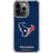 NFL Houston Texans Distressed iPhone 16 Pro Max Clear Case