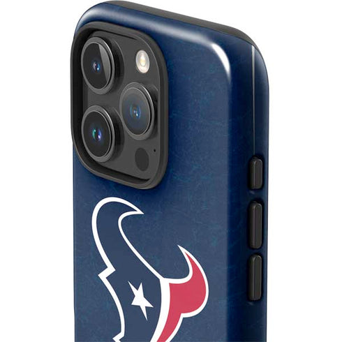 NFL Houston Texans Distressed iPhone 16 Pro Max Impact Case