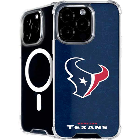 NFL Houston Texans Distressed iPhone 16 Pro Max MagSafe Case