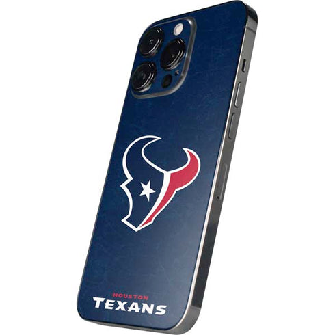 NFL Houston Texans Distressed iPhone 16 Pro Skin