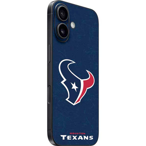 NFL Houston Texans Distressed iPhone 16 Skin