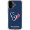 NFL Houston Texans Distressed iPhone 17 Clear Case