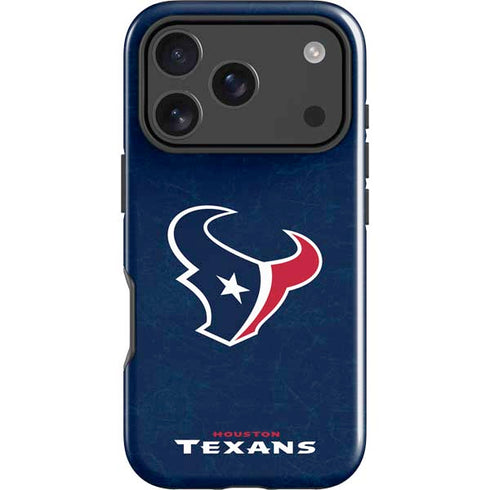 NFL Houston Texans Distressed iPhone 18 Pro Impact Case