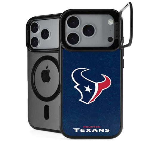 NFL Houston Texans Distressed iPhone 18 Pro Kickstand Case