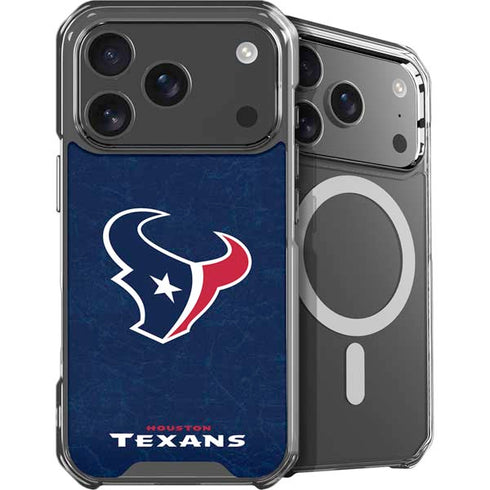 NFL Houston Texans Distressed iPhone 18 Pro MagSafe Case