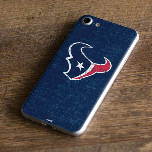 NFL Houston Texans Distressed iPhone 8 Skin