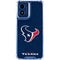 NFL Houston Texans Distressed Moto G Play 4G (2024) Clear Case