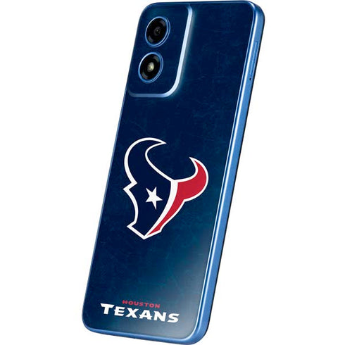 NFL Houston Texans Distressed Moto G Play 4G (2024) Skin