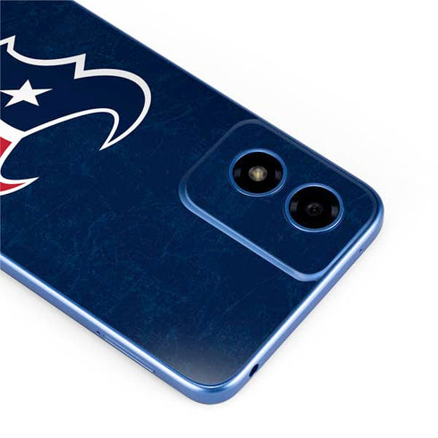 NFL Houston Texans Distressed Moto G Play 4G (2024) Skin