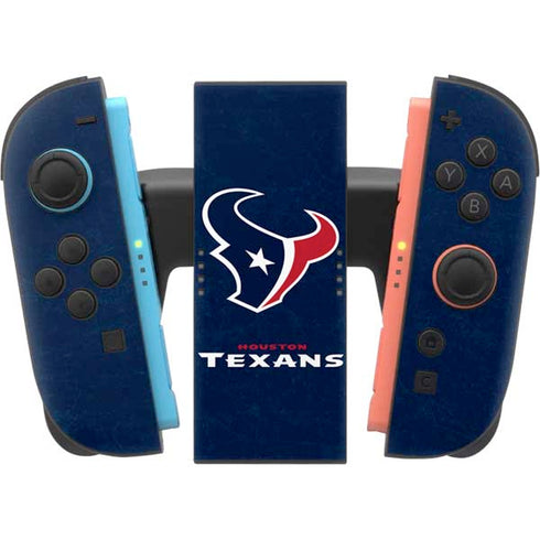 NFL Houston Texans Distressed Nintendo Switch 2 (2025) Joy-Con Controller Skin