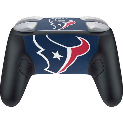 NFL Houston Texans Distressed Nintendo Switch 2 (2025) Pro Controller Skin