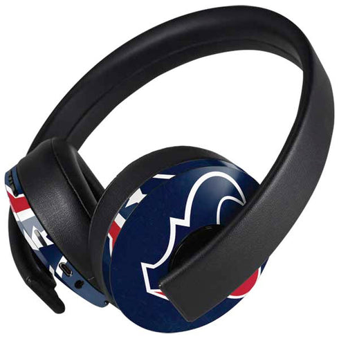 NFL Houston Texans Distressed PlayStation 4 Gold Wireless Headset Skin