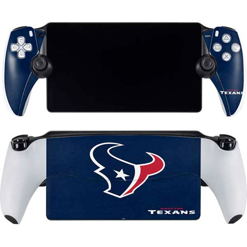 NFL Houston Texans Distressed PlayStation PS5 Skins