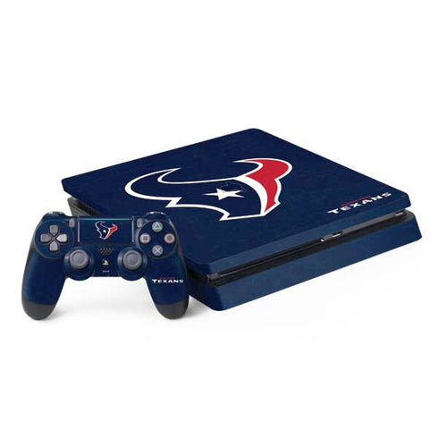 NFL Houston Texans Distressed PlayStation PS4 Skins