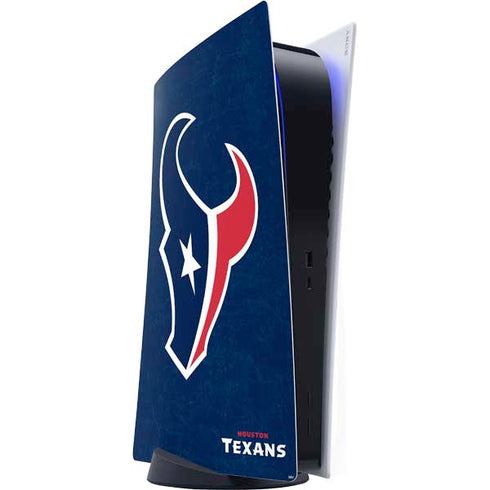NFL Houston Texans Distressed PlayStation PS5 Skins