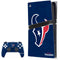 NFL Houston Texans Distressed PS5 Pro Bundle Skin