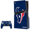 NFL Houston Texans Distressed PS5 Pro Disk Bundle Skin