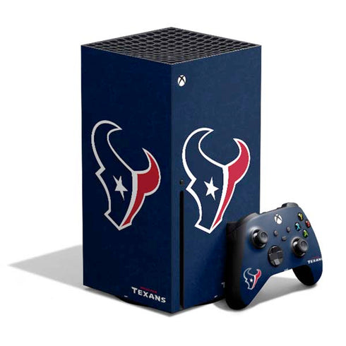 NFL Houston Texans Distressed Xbox Series X Bundle Skin