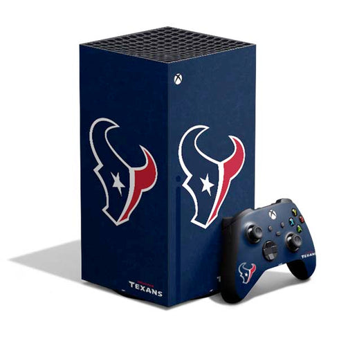 NFL Houston Texans Distressed XBox Series X Digital Edition Bundle Skin