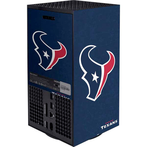 NFL Houston Texans Distressed XBox Series X Digital Edition Bundle Skin