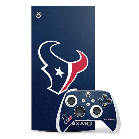 NFL Houston Texans Distressed Xbox Series X Skins