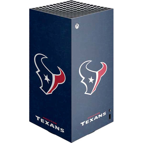 NFL Houston Texans Distressed XBox Series X Digital Edition Console Skin