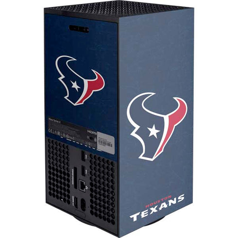 NFL Houston Texans Distressed XBox Series X Digital Edition Console Skin