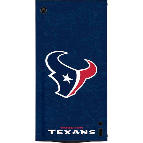 NFL Houston Texans Distressed XBox Series X Digital Edition Console Skin