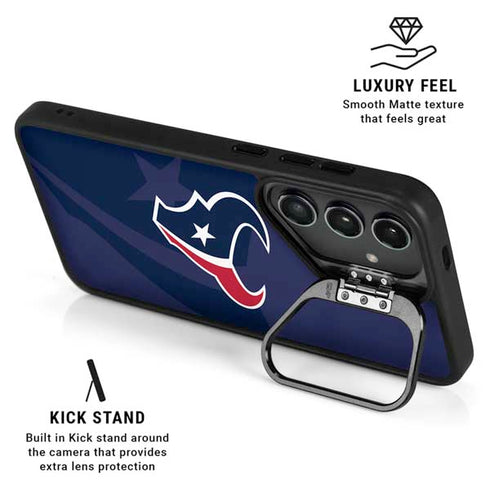 NFL Houston Texans Double Vision Galaxy S25 Kickstand Case