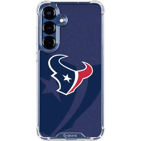 NFL Houston Texans Double Vision Galaxy S25 Plus Clear Case