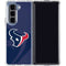 NFL Houston Texans Double Vision Galaxy Z Fold5 5G Clear Case