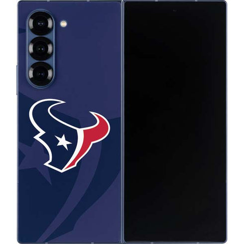NFL Houston Texans Double Vision Galaxy Z Fold6 Skin
