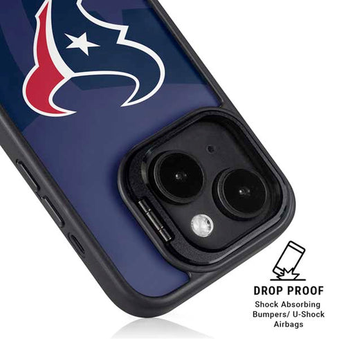 NFL Houston Texans Double Vision iPhone 15 Kickstand Case