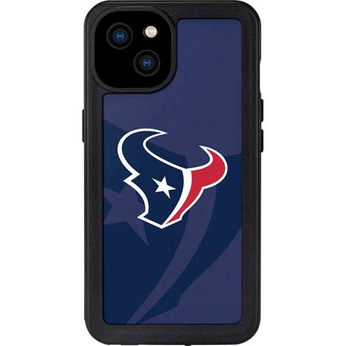 NFL Houston Texans Double Vision iPhone 15 Plus Waterproof Case