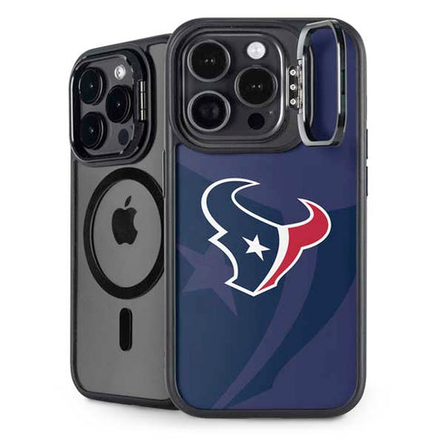NFL Houston Texans Double Vision iPhone 15 Pro Max Kickstand Case