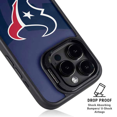 NFL Houston Texans Double Vision iPhone 15 Pro Max Kickstand Case