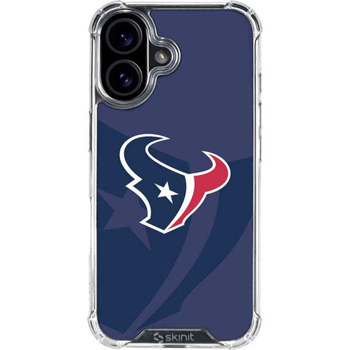 NFL Houston Texans Double Vision iPhone 16 Clear Case