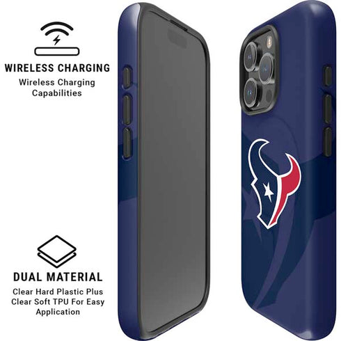 NFL Houston Texans Double Vision iPhone 16 Pro Max Magsafe Impact Case