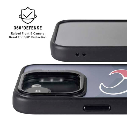 NFL Houston Texans Double Vision iPhone 16e Kickstand Case